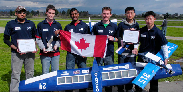 UofT Aeronautics Team win five awards at SAE Aero Design West competition